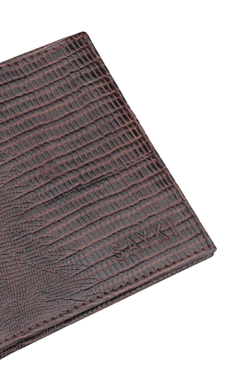 Kahverengi 100% Deri Cüzdan - Saykı (1)