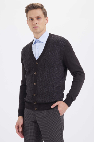 Kahverengi - Antrasit Triko - 1