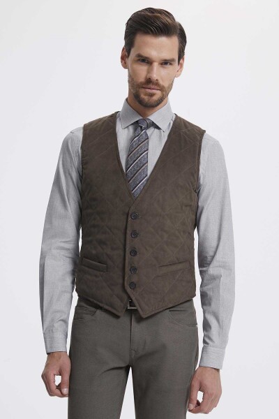 Kahverengi Yelek - 1