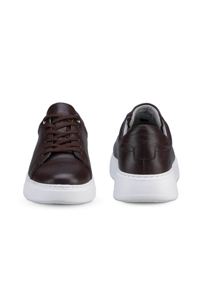 Kahverengi Bağcıklı %100 Hakiki Deri Casual Ayakkabı - Hatemoğlu (1)