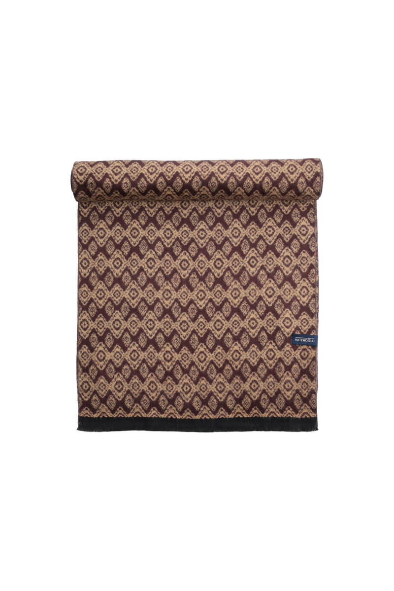Kahverengi Desenli Atkı - Hatemoğlu (1)