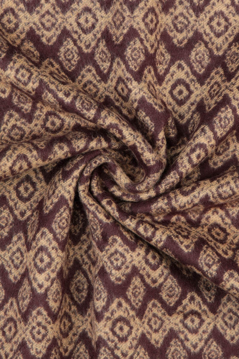 Kahverengi Desenli Atkı - Hatemoğlu (1)