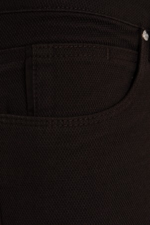 Kahverengi Desenli Slim Fit Spor Pantolon - Thumbnail