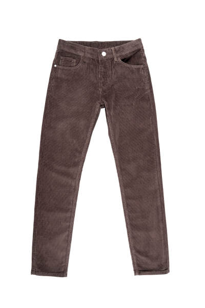 Kahverengi Dinamik Fit 5 Cep Casual Kadife Pantolon - 2