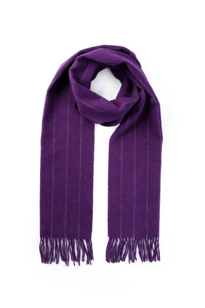 Kahverengi Yün Atkı - 1