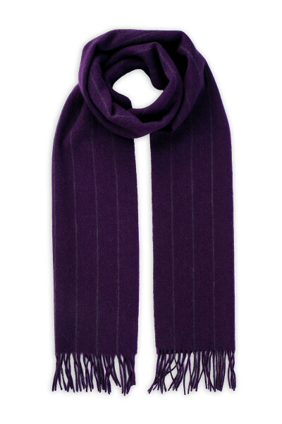 Kahverengi Yün Atkı - 2