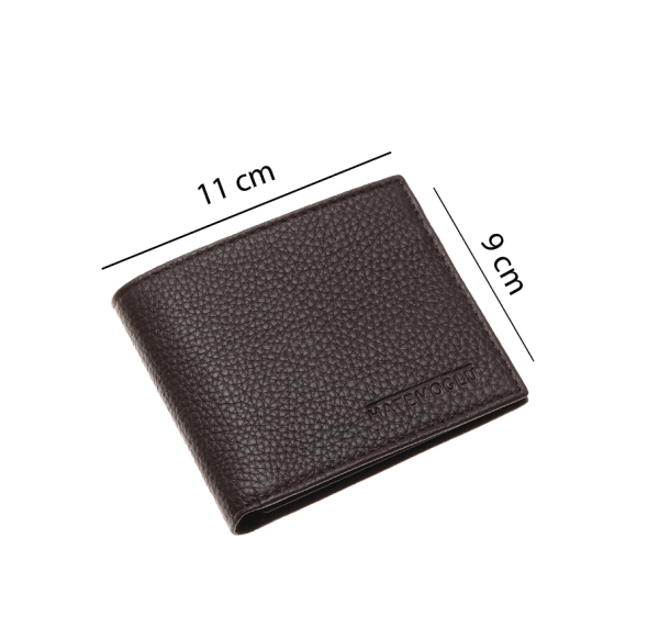 Kahverengi Kutulu %100 Hakiki Deri Erkek Cüzdan - 3