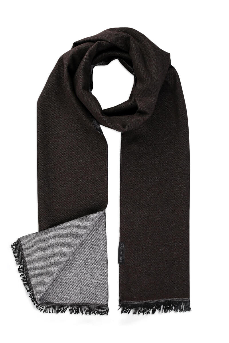 Kahverengi Çift Taraflı Atkı - Hatemoğlu (1)