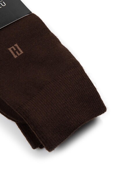 Kahverengi İkili Soket Çorap - 2