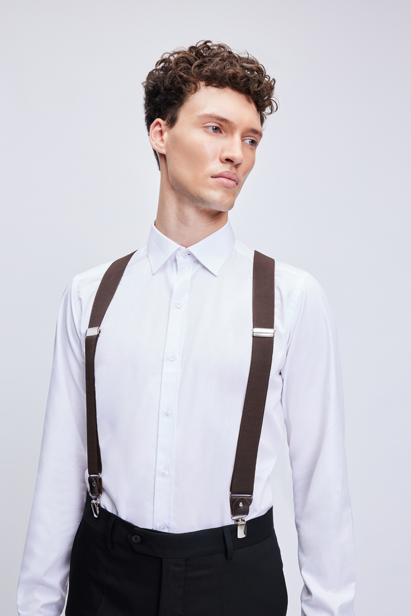 Kahverengi Pantolon Askısı - Hatemoğlu (1)