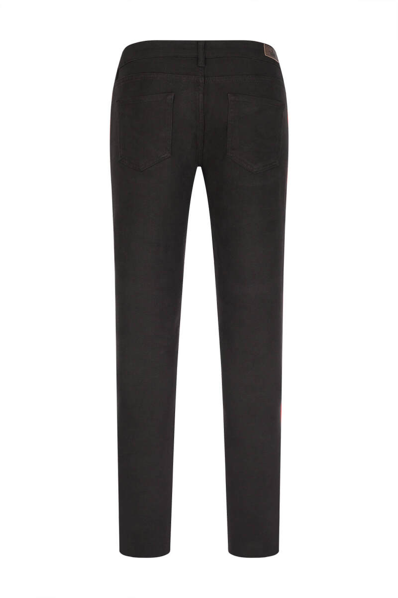 Kahverengi Rahat Kesim 5 Cep Kanvas Pantolon - Saykı (1)