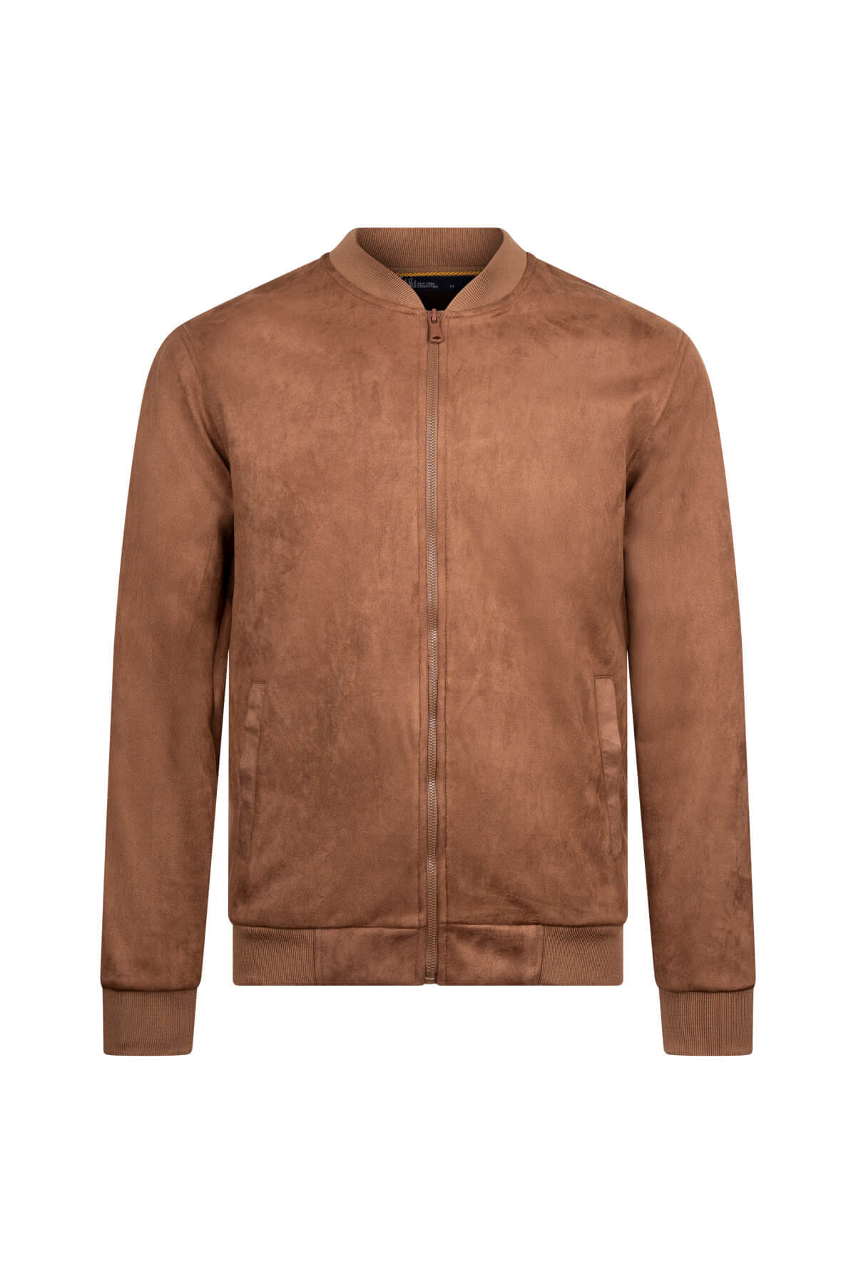 Koyu Kahverengi Regular Fit Bomber Yaka Mevsimlik Mont - 1