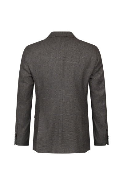 Kahverengi Slim Fit Kruvaze 4 Drop Klasik Takım Elbise - 5