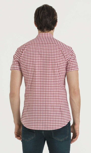 Kırmızı Kareli Gömlek - 4