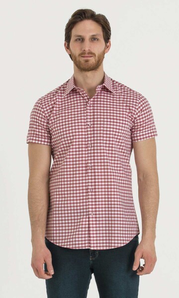 Kırmızı Kareli Gömlek - 1
