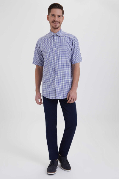 Kareli Klasik Mavi Gömlek - 2