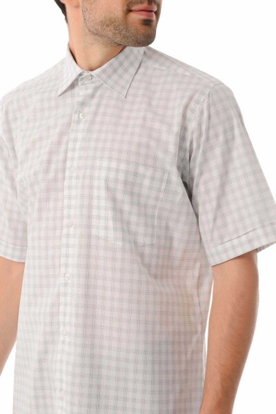 Kareli Klasik Yeşil Gömlek - 4