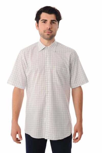 Kareli Klasik Yeşil Gömlek - 1