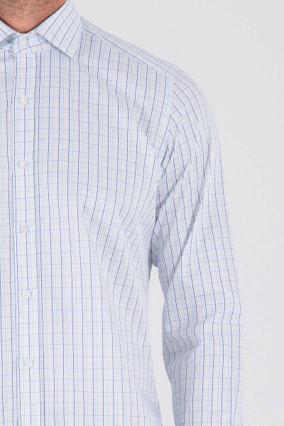 Yeşil Slim Fit Pamuklu Uzun Kol Spor Gömlek - 6