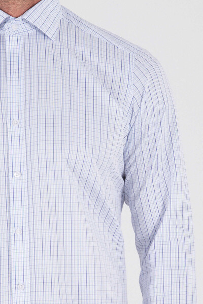 Mavi Slim Fit Pamuklu Uzun Kol Spor Gömlek - 7