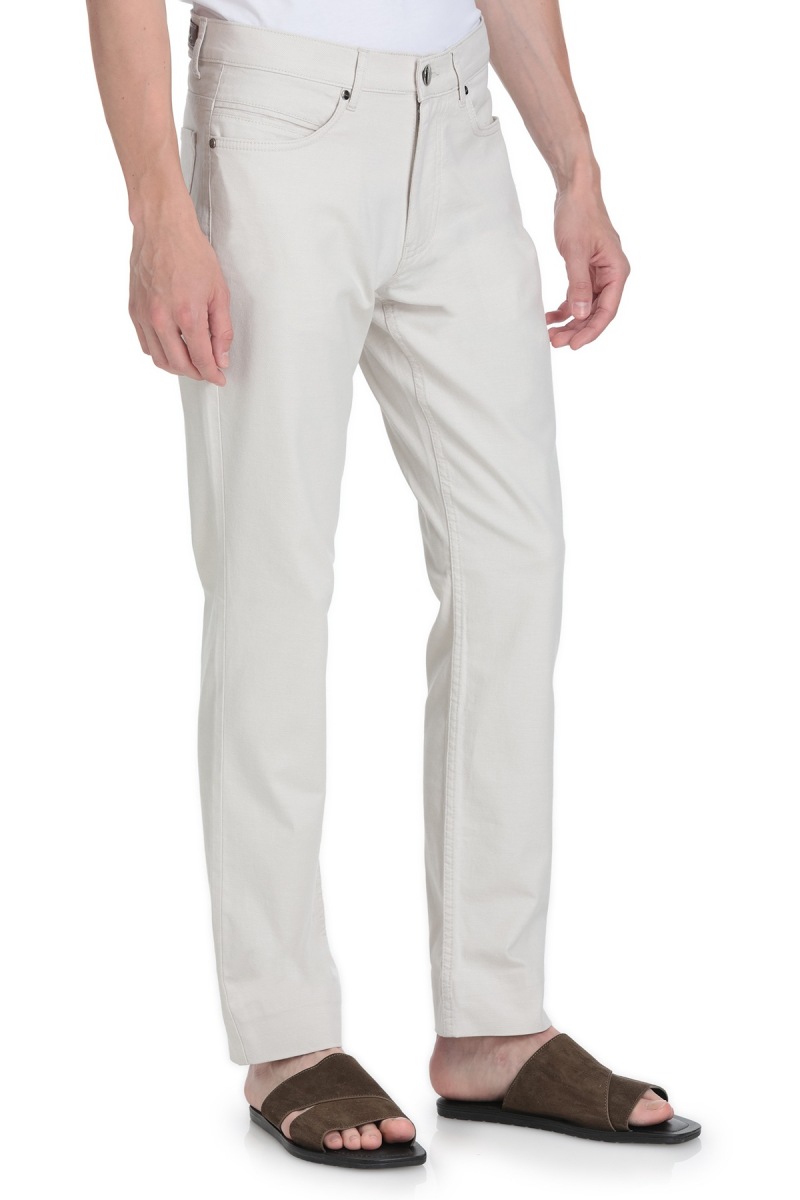 Keten Regular Fit Pamuklu 5 Cep Kanvas Pantolon - Hatemoğlu