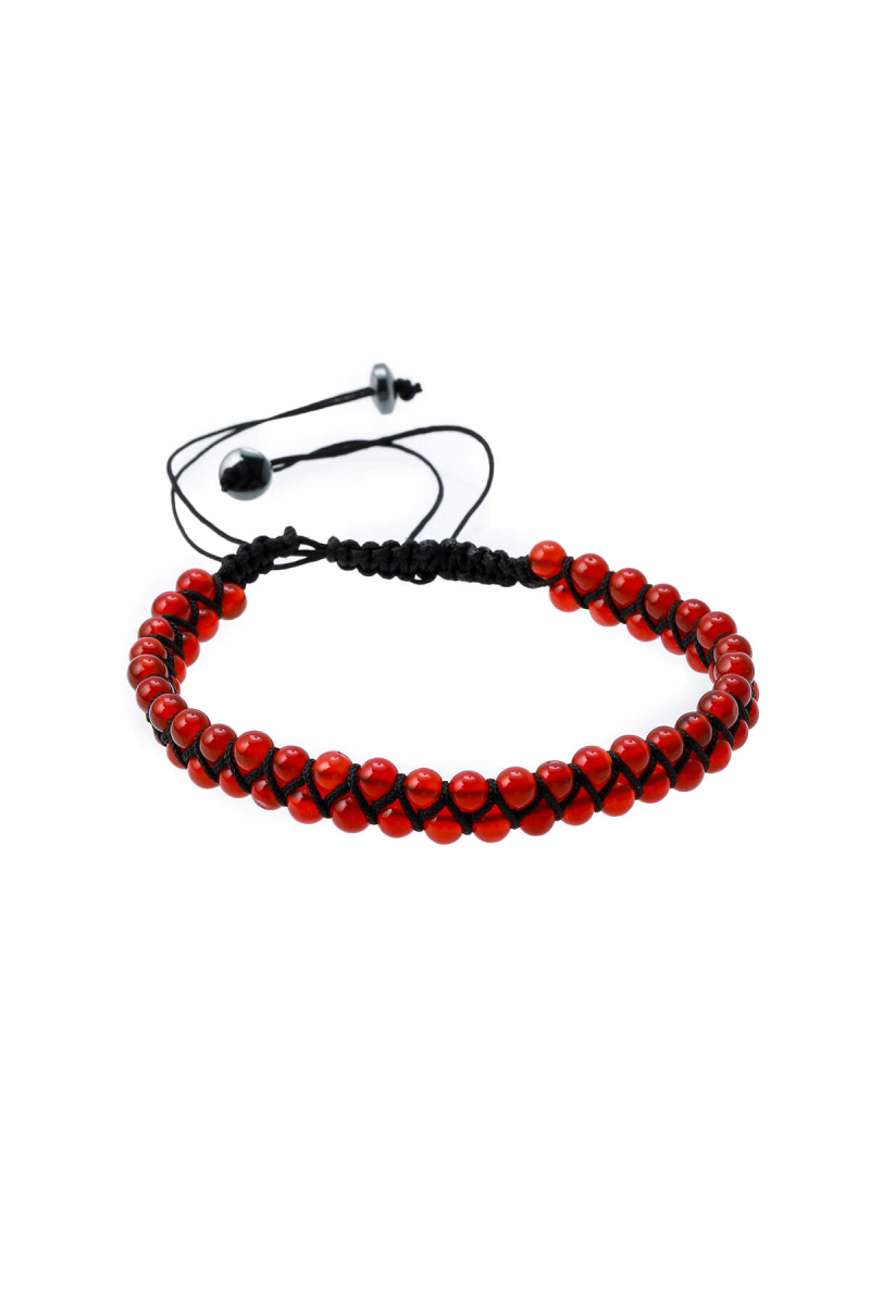 Kiremit Hematit Taş Bileklik - Hatem Saykı