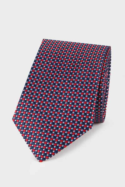 Kırmızı Deseli Kravat - 1