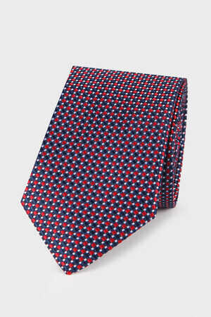 Kırmızı Deseli Kravat - 2