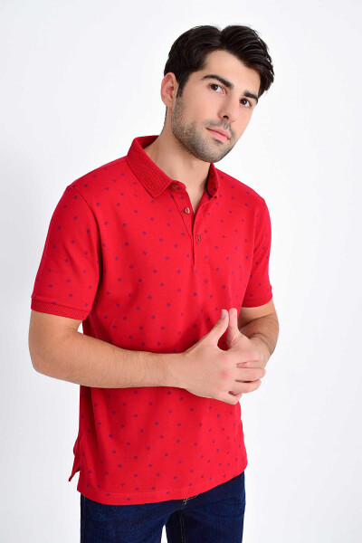 Kırmızı Baskılı Regular T-shirt - 2