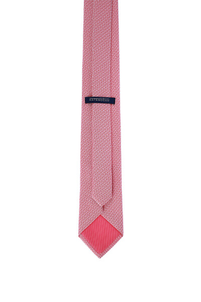 Kırmızı Desenli Kravat - 3
