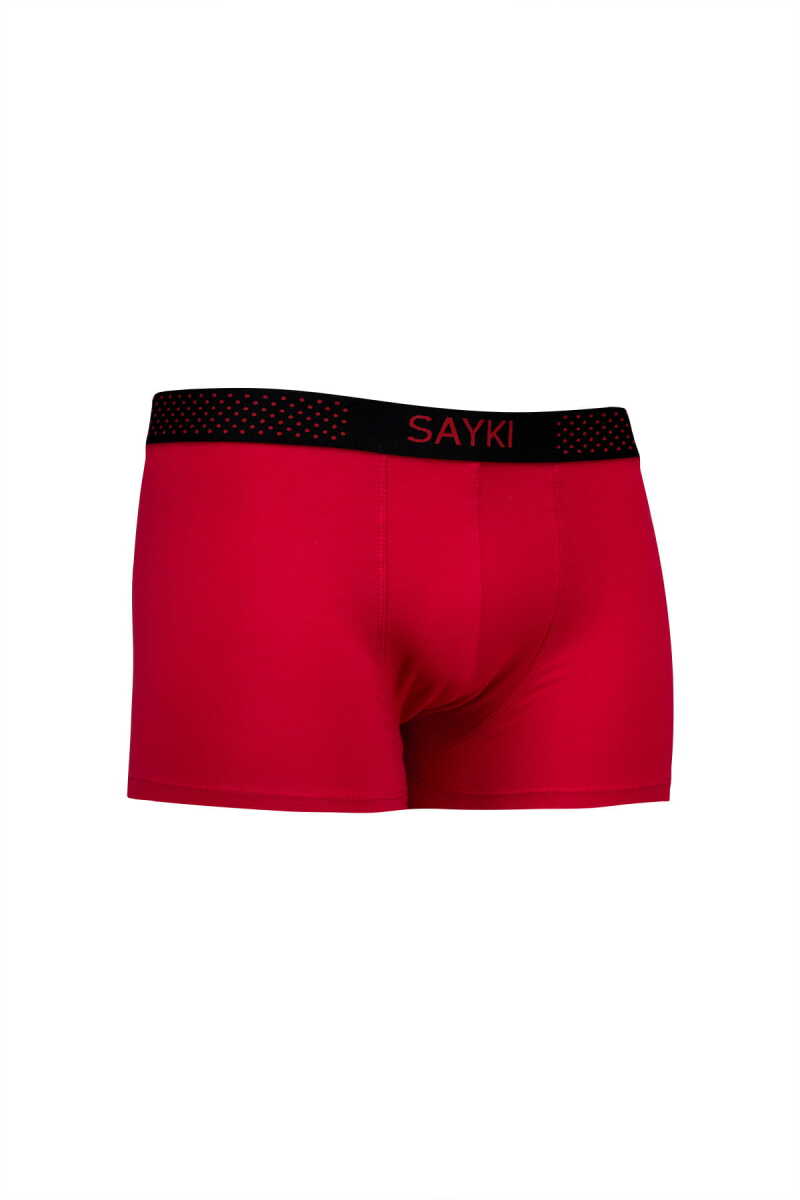 Kırmızı Pamuklu Boxer