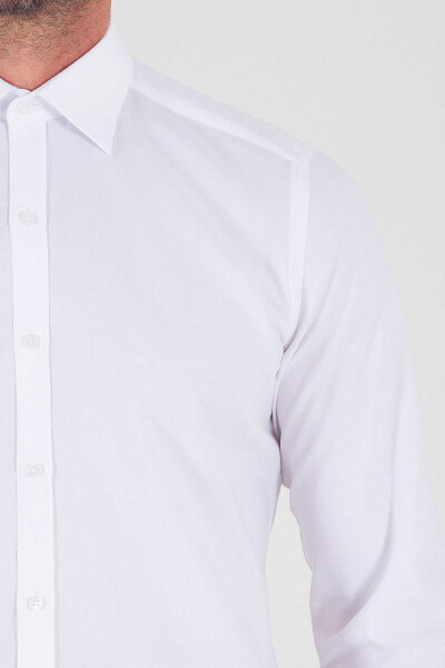 Klasik Beyaz Gömlek - 5