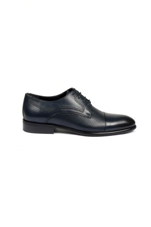 Lacivert Deri Klasik Ayakkabı - Thumbnail
