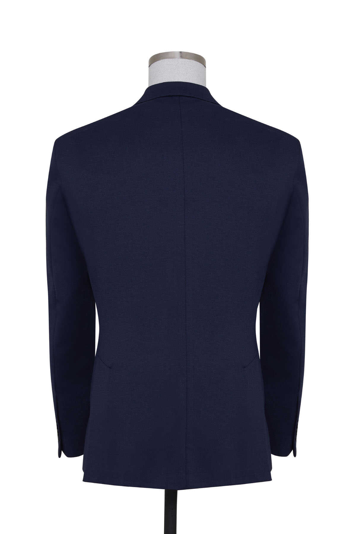 Lacivert Slim Fit Blazer Ceket - 2