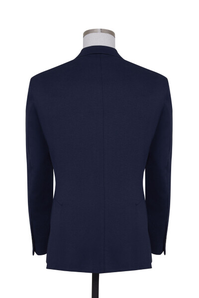 Lacivert Slim Fit Blazer Ceket - 2