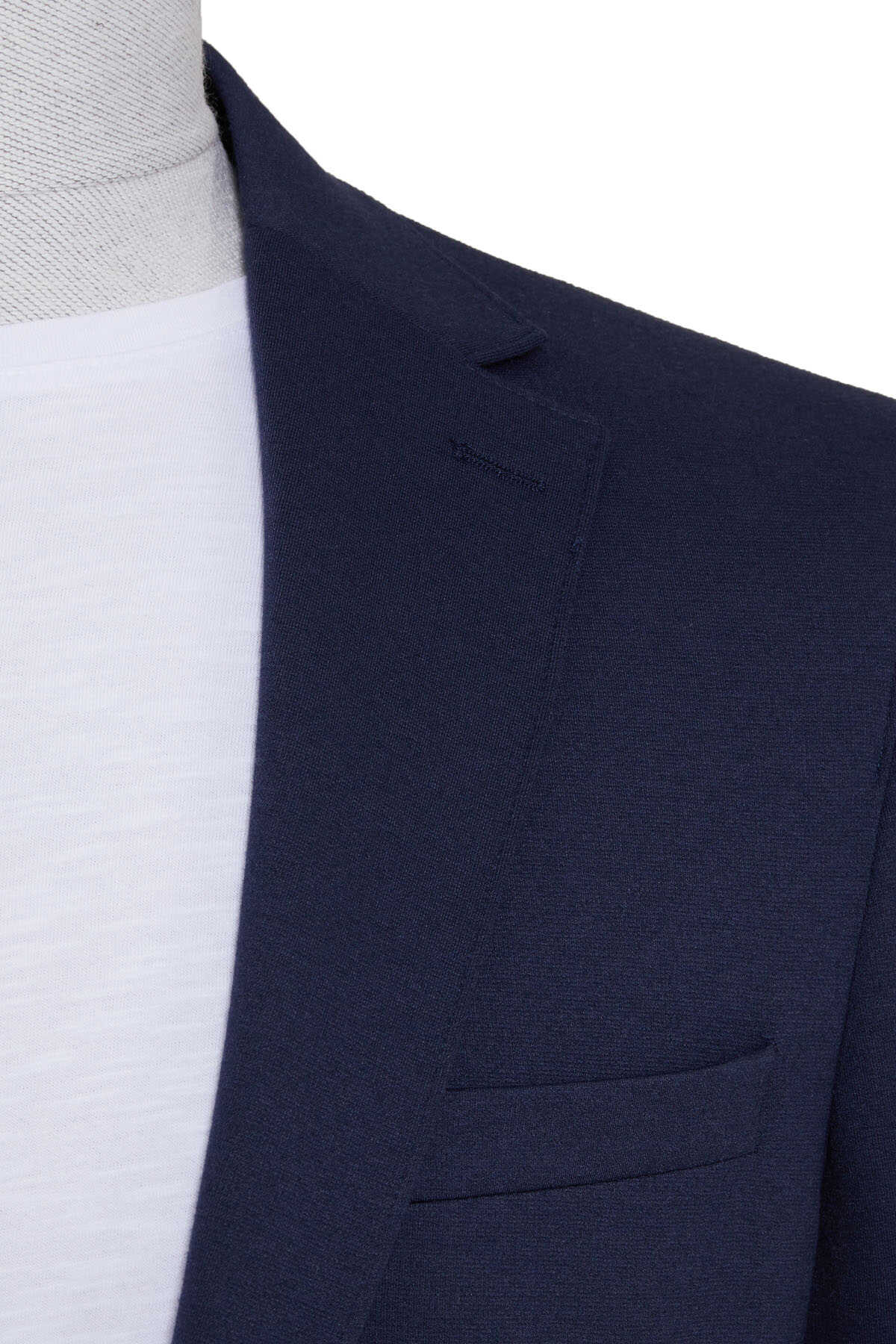 Lacivert Slim Fit Blazer Ceket - 3