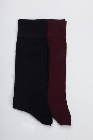 Lacivert İkili Çorap - 6