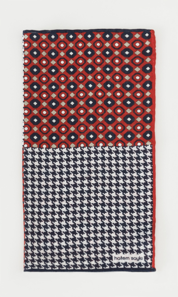 Lacivert Bordo Mendil - 7