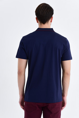 Lacivert - Regular T-shirt - Thumbnail