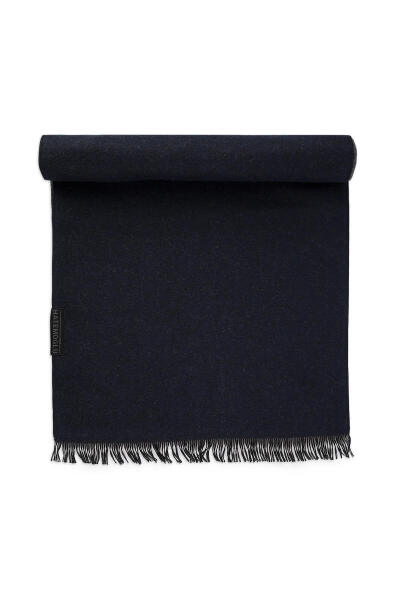 Lacivert Çift Taraflı Atkı - 4