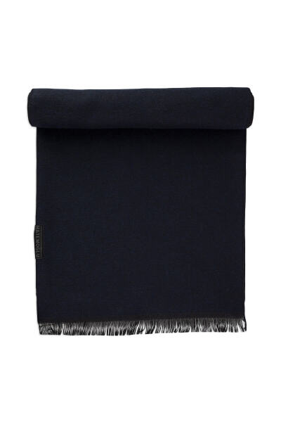 Lacivert Çift Taraflı Atkı - 4