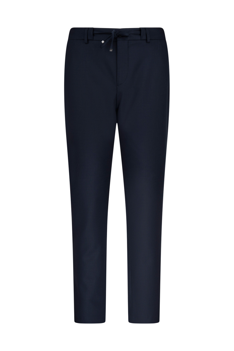 Lacivert Comfort Fit Mono Yaka Klasik Takım Elbise - Hatemoğlu (1)