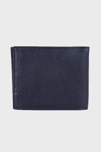 Lacivert %100 Deri Cüzdan - 6