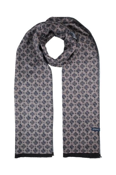 Lacivert Desenli Atkı - 3