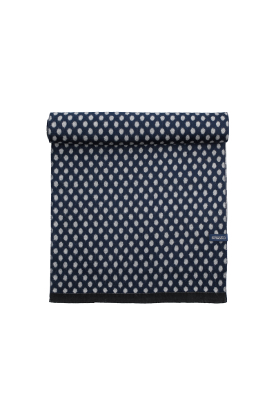 Lacivert Desenli Atkı - 2