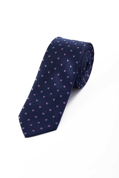 Lacivert Desenli Kravat - 1