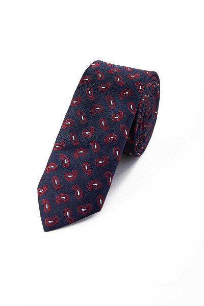 Lacivert Desenli Kravat - 1