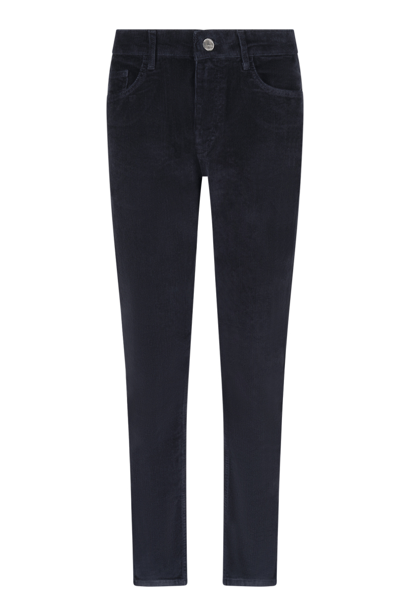 Lacivert Dinamik Fit 5 Cep Kadife Pantolon - Hatem Saykı