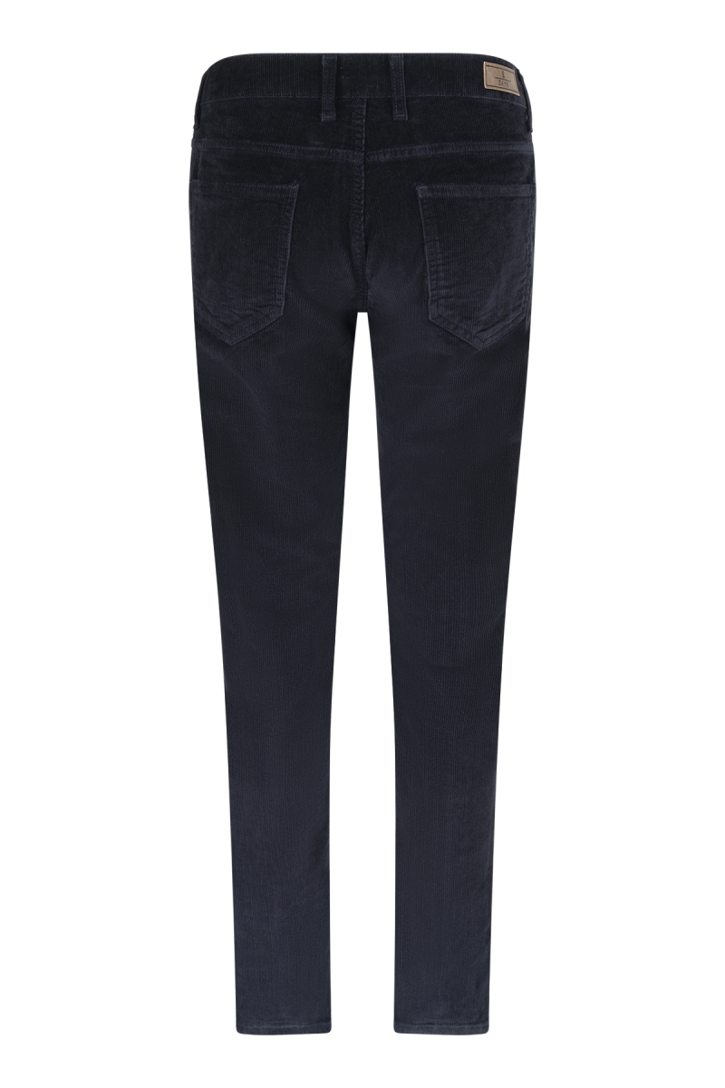 Lacivert Dinamik Fit 5 Cep Kadife Pantolon - Hatem Saykı (1)