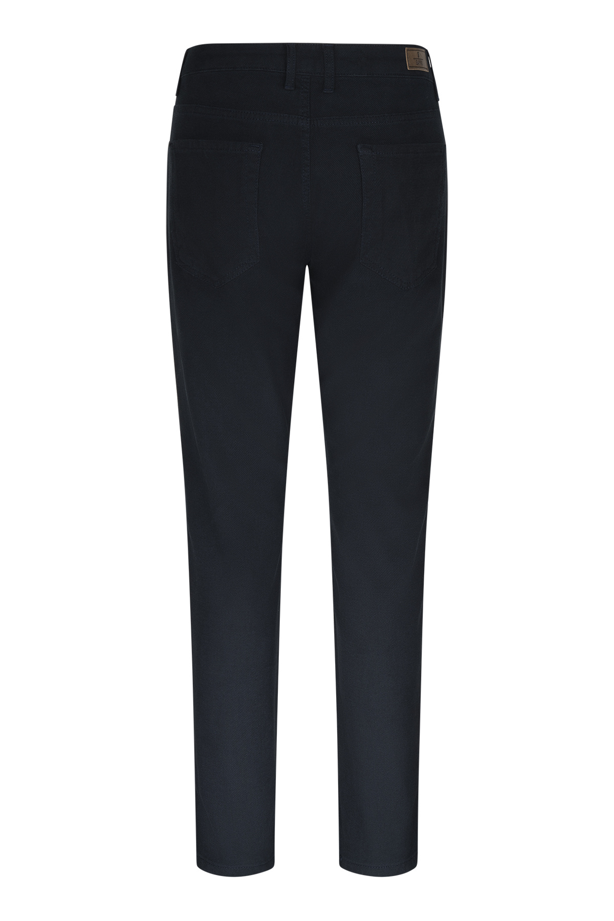 Lacivert Rahat Kesim 5 Cep Pamuklu Kanvas Pantolon - 2